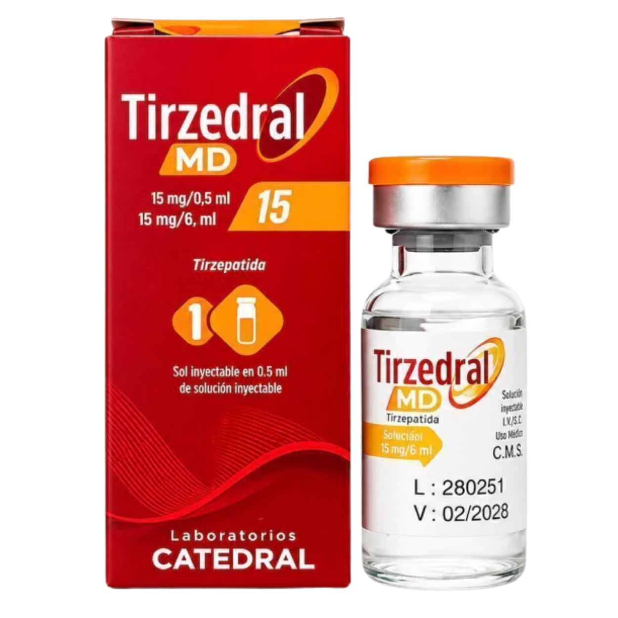 Tirzedral 15mg Laboratório Catedral